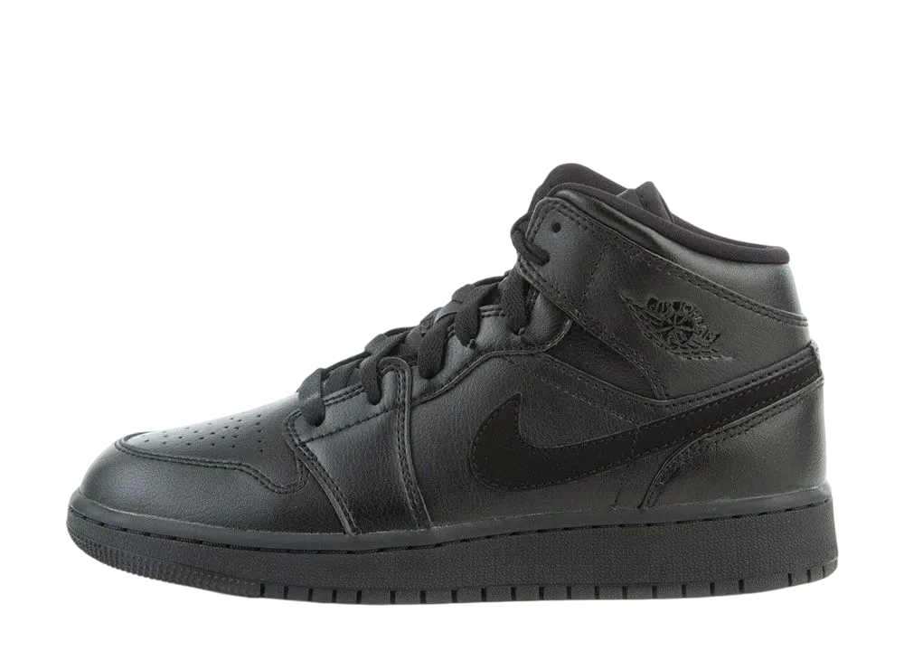 Nike Air Jordan 1 Mid "Deep Black"