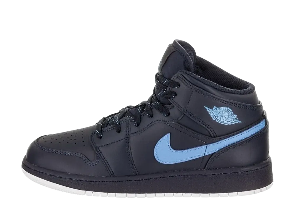 ナイキ エアジョーダン1 ミッド "オブシディアン ユニバーシティ ブルー (GS)"