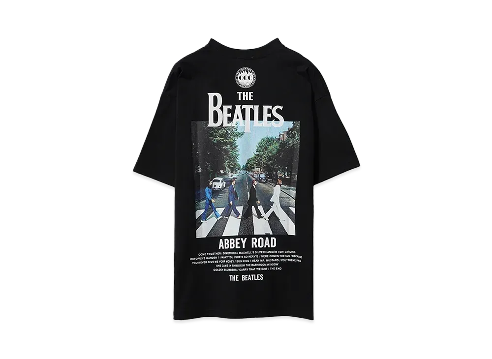 THE BEATLES x CITY COUNTRY CITY COTTON T-SHIRT_001 "BLACK"