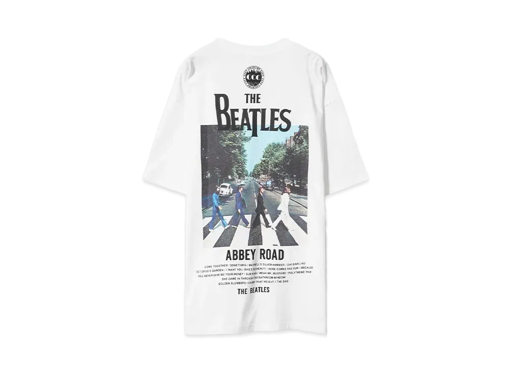 THE BEATLES x CITY COUNTRY CITY COTTON T-SHIRT_001 "WHITE"