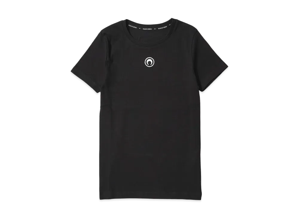 Marine serre MOON LOGO JERSEY BABY FIT T-SHIRT "BLACK"