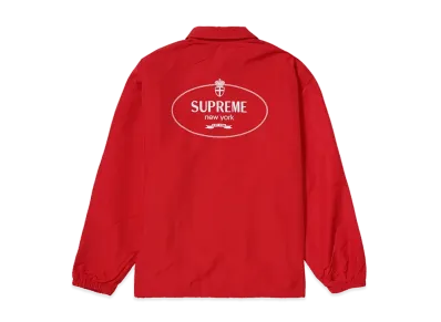 Supreme Crest Coaches Jacket "Red"