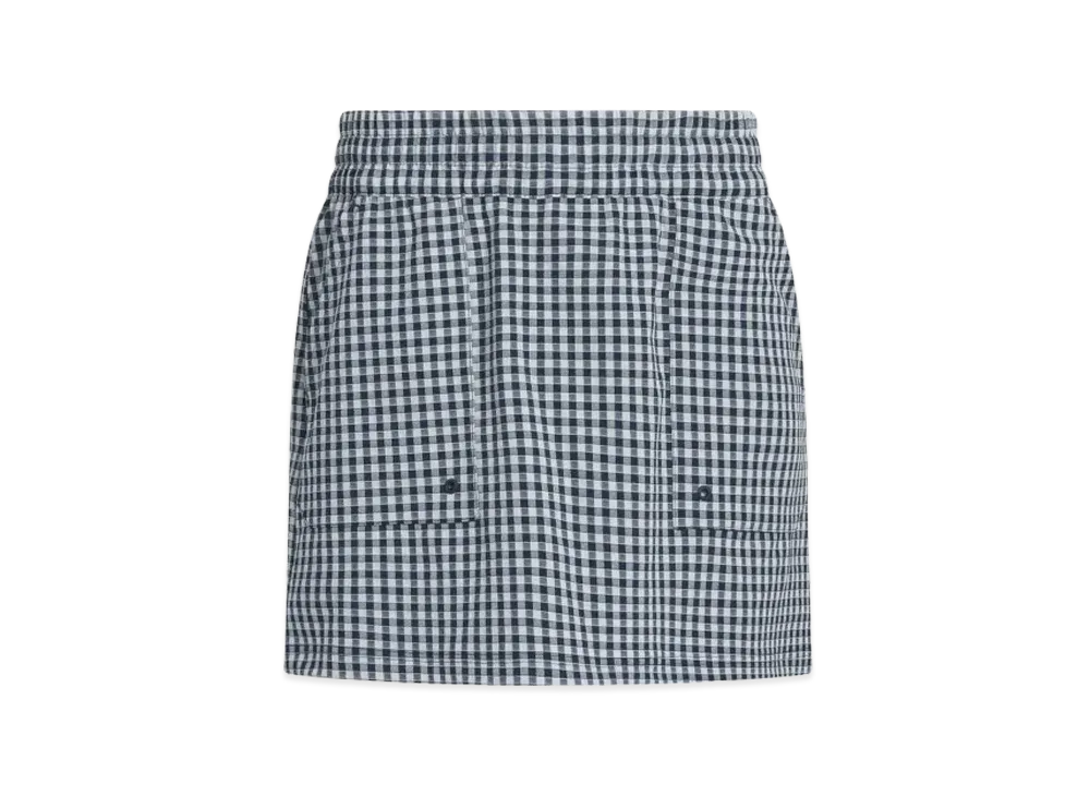 adidas Golf Ultimate 365 Gingham Skirt "Collegiate Navy/Wonder Silver"