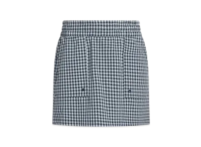 adidas Golf Ultimate 365 Gingham Skirt "Collegiate Navy/Wonder Silver"