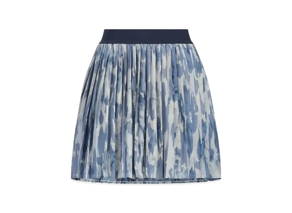 adidas Golf All-Over Print Skirt "Wonder Blue/Collegiate Navy"