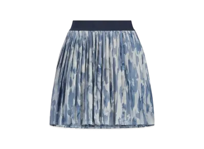 adidas Golf All-Over Print Skirt "Wonder Blue/Collegiate Navy"
