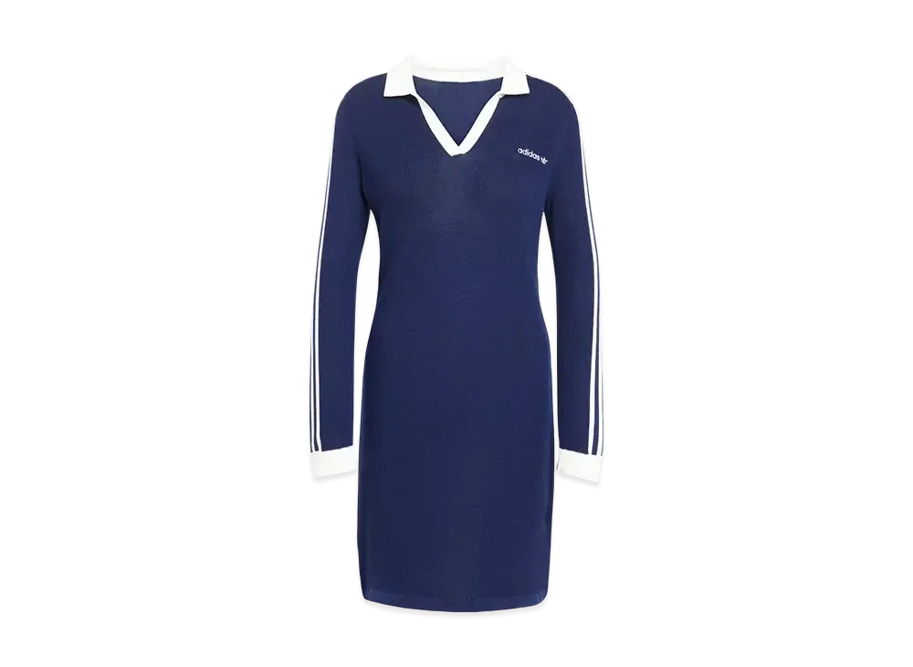 adidas Knit Polo One Piece "Night Indigo/Off White"