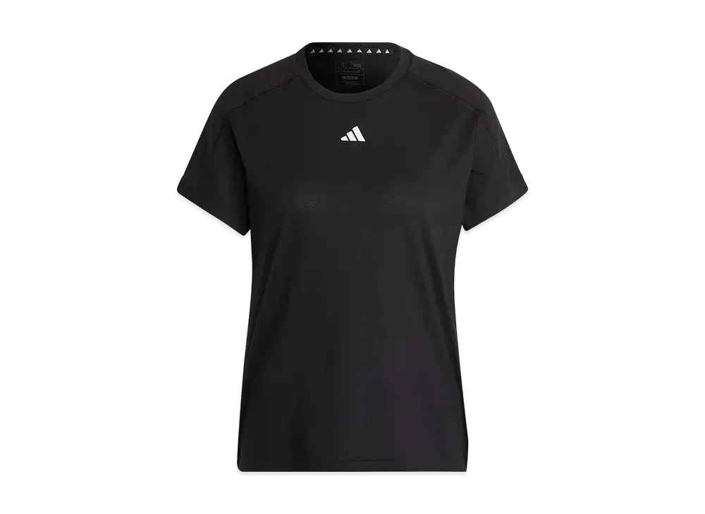 adidas Aeroready Train Essentials Minimal Logo Crewneck Short Sleeve T-Shirt "Black"