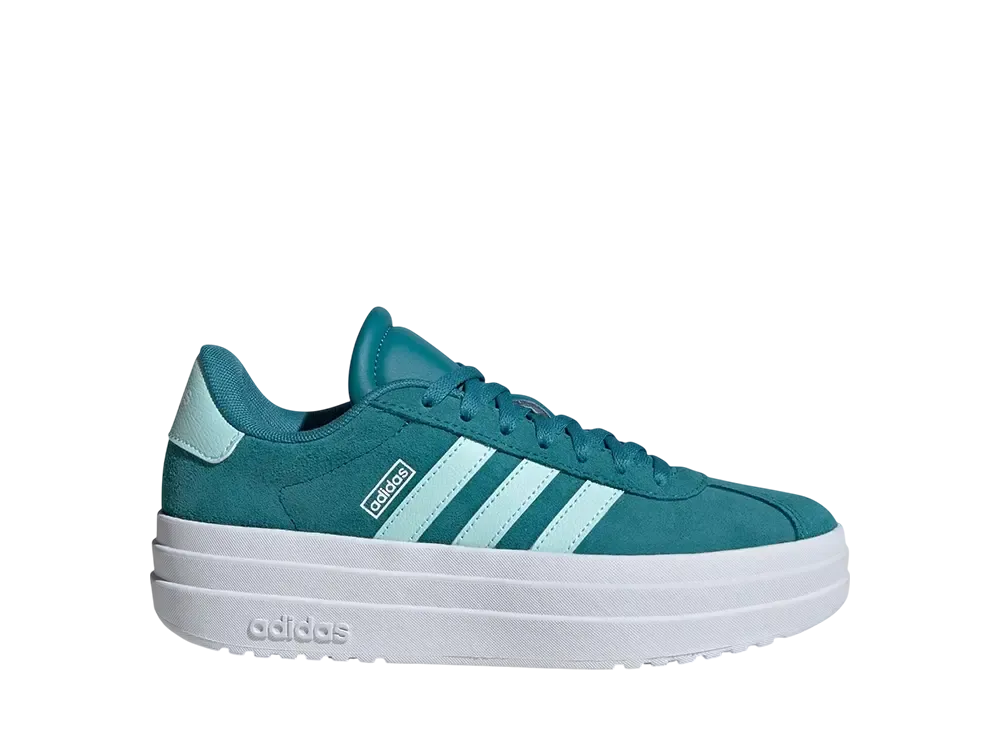 アディダス GS VL コート ボールド "アークティックフュージョン/セミフラッシュアクア/クラウドホワイト" (キッズ)