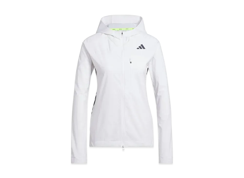 adidas Adizero Running Jacket "White/White"