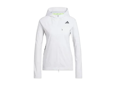adidas Adizero Running Jacket "White/White"