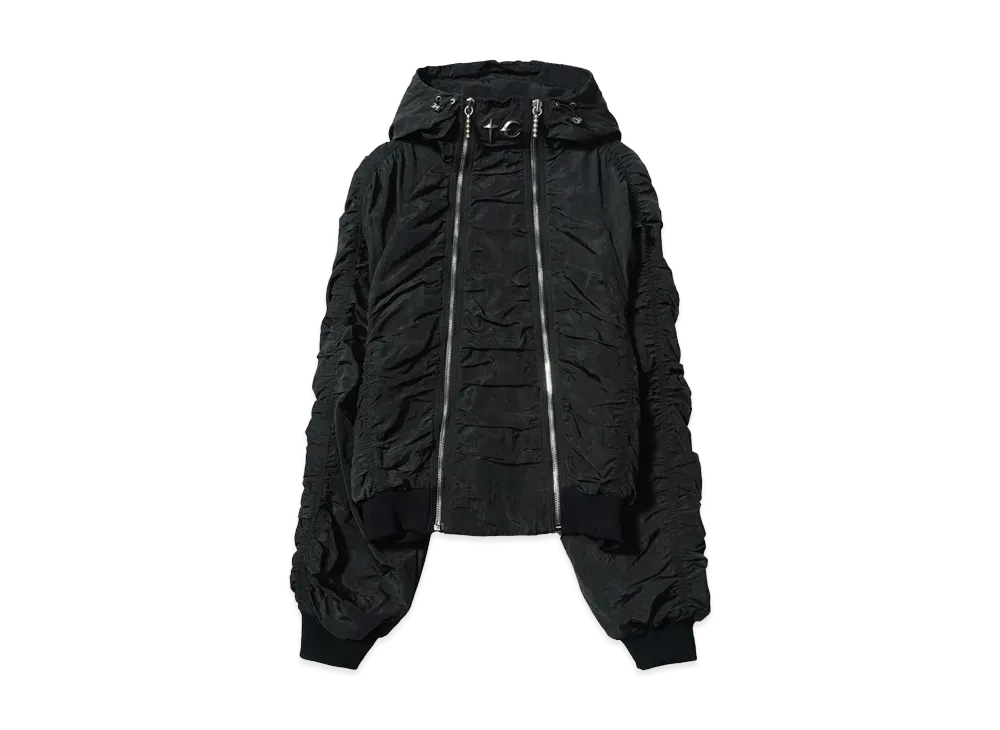 THUG CLUB Scarred Double Flying Bio Jacket "BLACK"