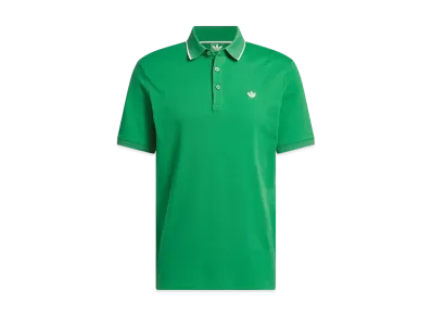 adidas Originals Golf Twist Knit One Point Logo Short Sleeve Polo "Green"
