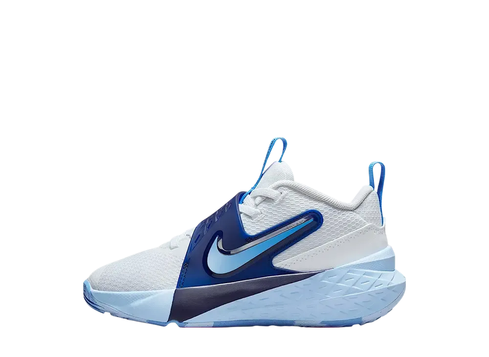 ナイキ PS チームハッスル D12 "ホワイト/サイキックブルー/ミッドナイトネイビー/ユニバーシティブルー" (キッズ)