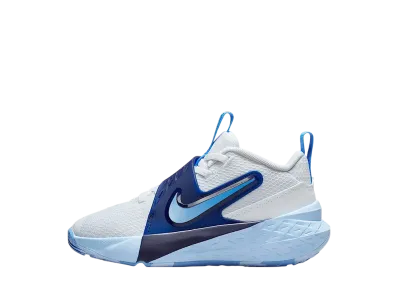 Nike PS Team Hustle D12 "White/Psychic Blue/Midnight Navy/University Blue"
