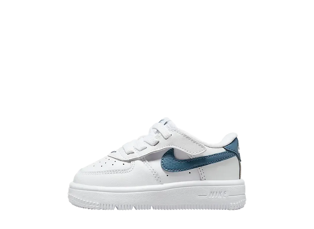 ナイキ TD フォース1 ロー イージーオン "ホワイト/サンダーストーム" (キッズ)