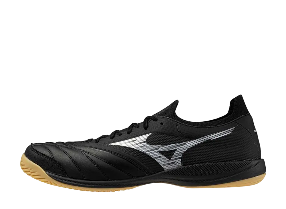 ミズノ モレリアネオ サラ ベータ ジャパン イン "ブラック/ギャラクシーシルバー"
