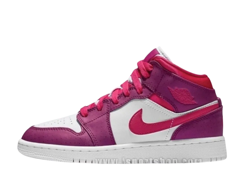 ナイキ エアジョーダン1 ミッド "トゥルー ベリィ ラッシュ ピンク (GS)"
