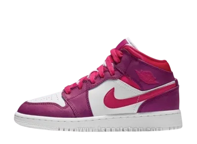 ナイキ エアジョーダン1 ミッド "トゥルー ベリィ ラッシュ ピンク (GS)"