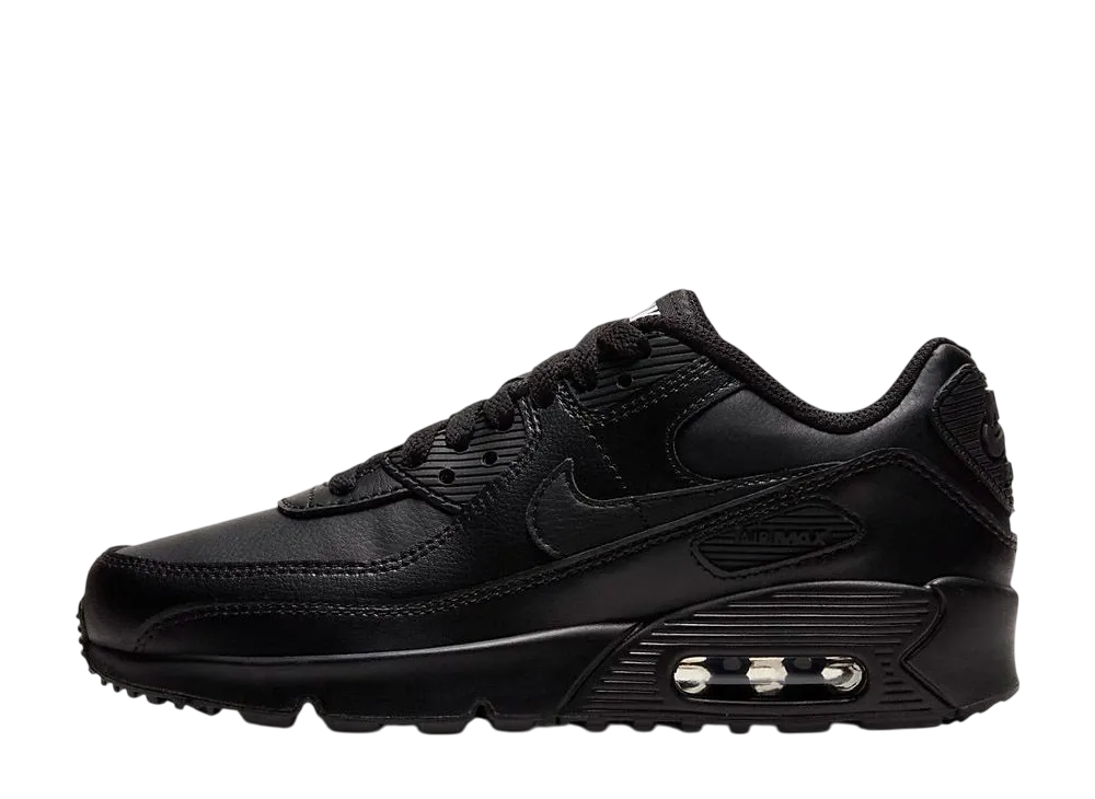 NIKE AIR MAX 90 RECRAFT TRIPLE BLACK (GS)