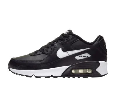 NIKE AIR MAX 90 RECRAFT BLACK WHITE (GS)
