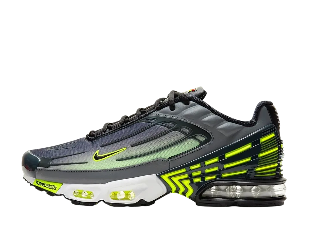 NIKE AIR MAX PLUS 3 SMOKE GREY LEMON VENOM