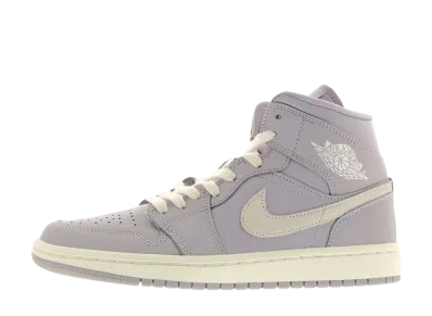 ナイキ ウィメンズ エアジョーダン1 ミッド "アトモスフィア グレー ペール アイボリー"