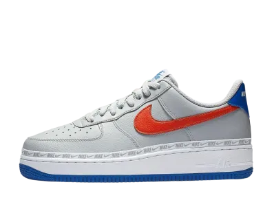 Nike Air Force 1 Low "Overbranding Grey Blue Red"