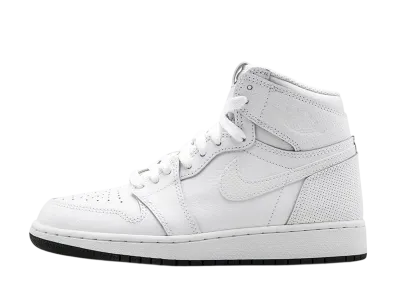 Nike GS Air Jordan 1 Retro High "Perforated White"