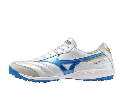 ミズノ モレリア サラ エリート TF "スーパーホワイトパール/レーザーブルー"