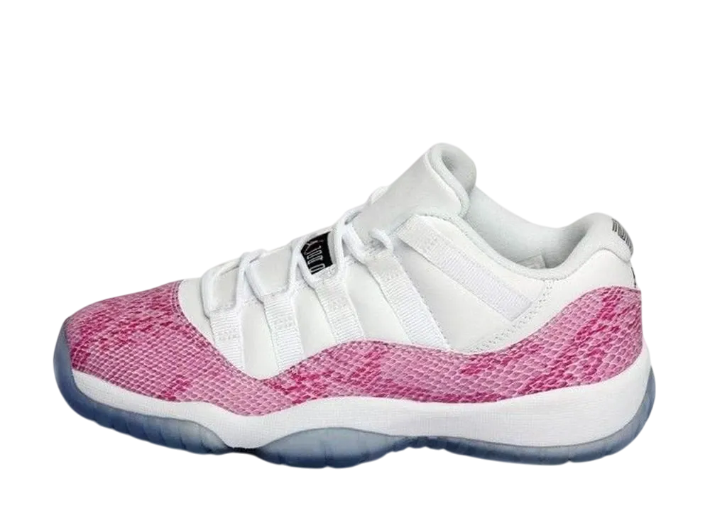 ナイキ エアジョーダン11 レトロ ロー "ピンク スネークスキン 2013 (GS)"