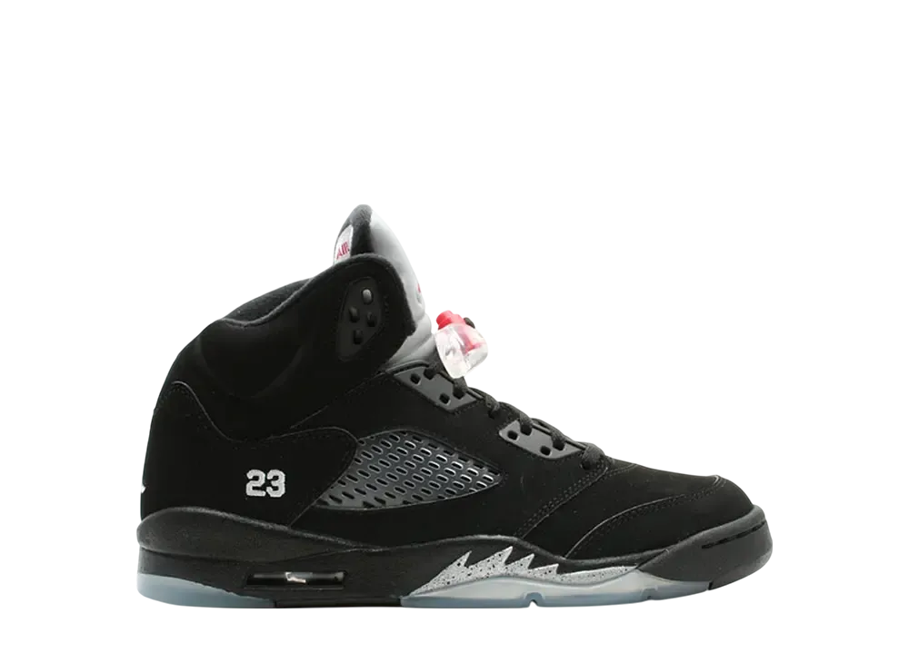 ナイキ エアジョーダン5 レトロ "ブラック メタリック 2007 (GS)"