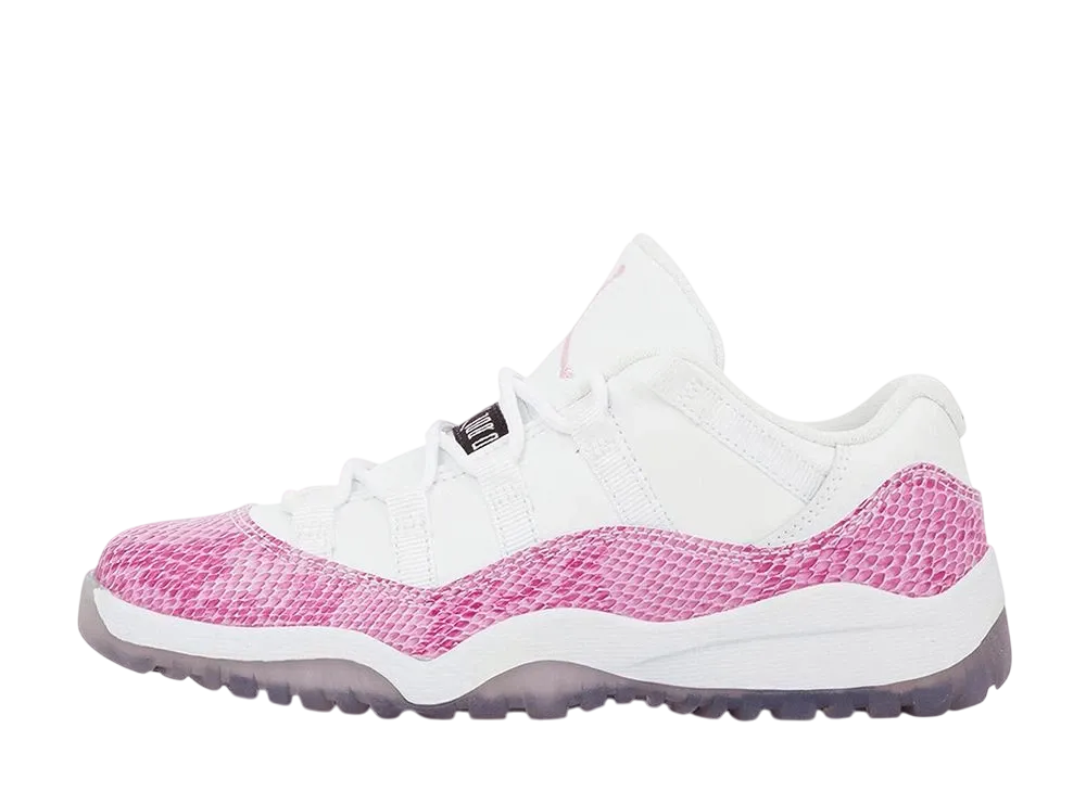 ナイキ PS エアジョーダン11 レトロ ロー "ピンクスネークスキン"(キッズ)