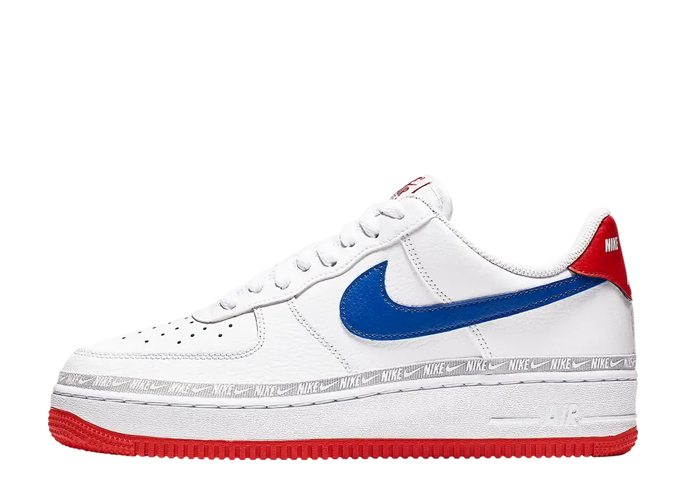 Nike Air Force 1 Low "Overbranding White Red Blue"
