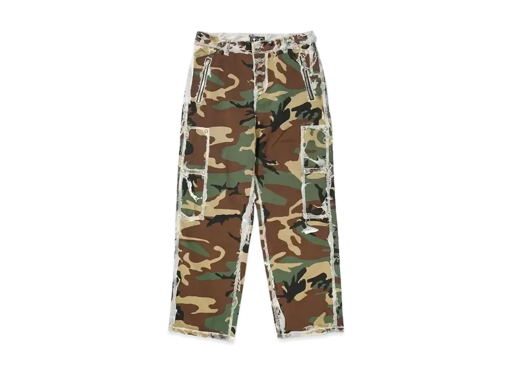 THUG CLUB Burnt Bio Army Pants "MULTI BURN"
