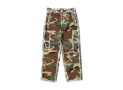 THUG CLUB Burnt Bio Army Pants "MULTI BURN"
