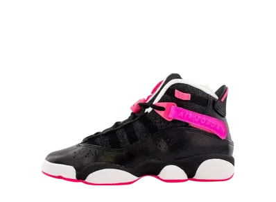 Nike GS Air Jordan 6 Rings "Black/Hyper Pink/White"