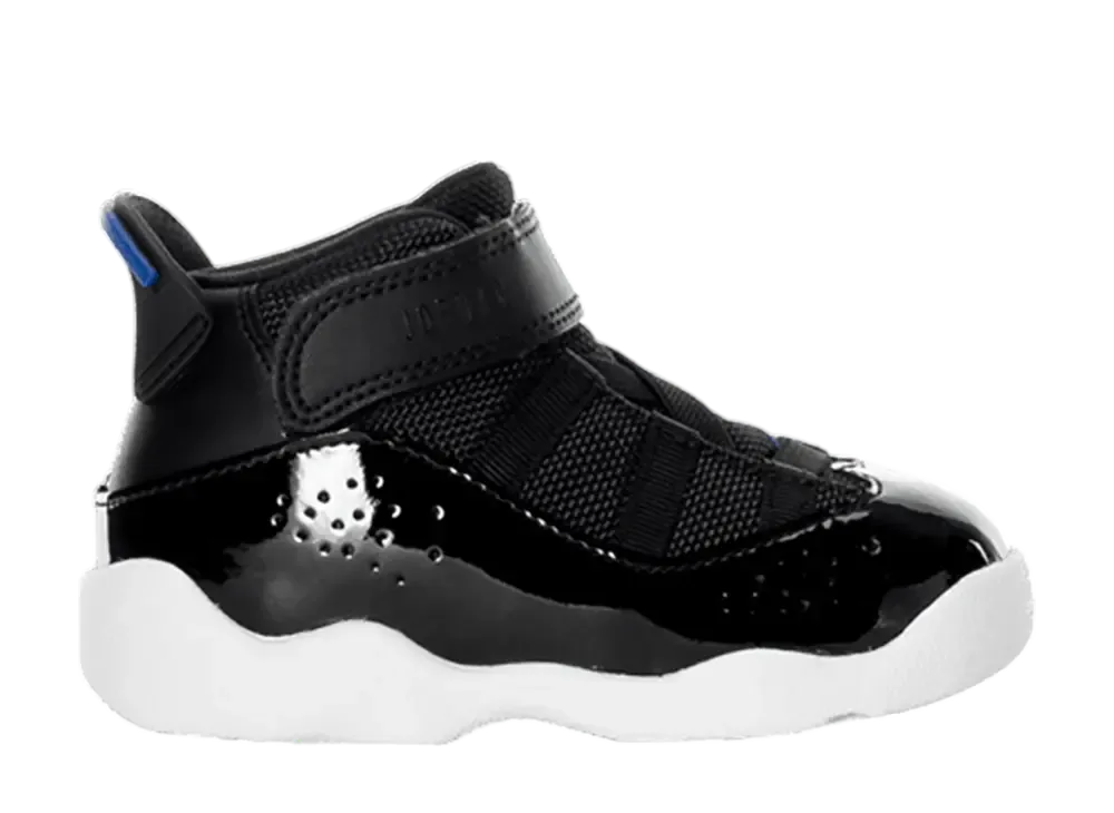 ナイキ エアジョーダン6 リングス "ブラックハイパー/ロイヤルホワイト"(キッズ)