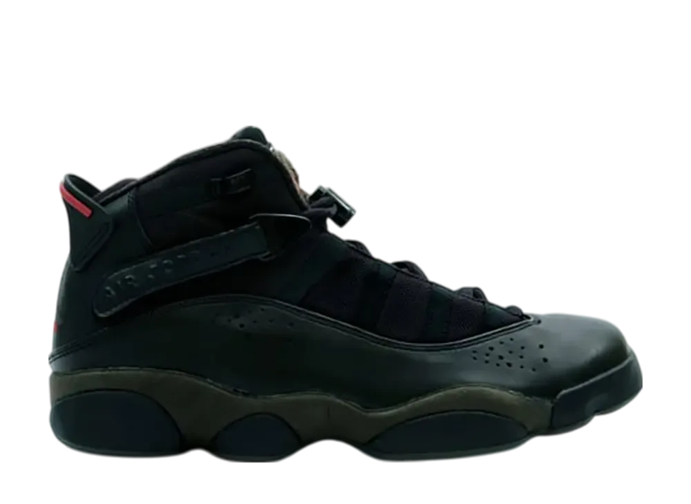 Nike Air Jordan 6 Rings LS "Black Dark Army"