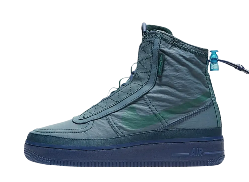 ナイキ ウィメンズ エアフォース1 シェル "ミッドナイト ターコイズ"