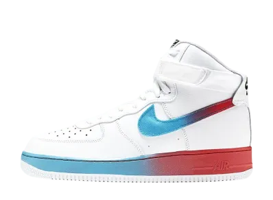 Nike Air Force 1 High "Gradient White Blue Fury Ember Glow"