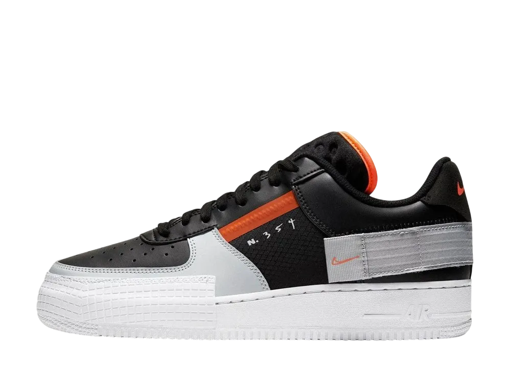 Nike Air Force 1 Type "Black Hyper Crimson"