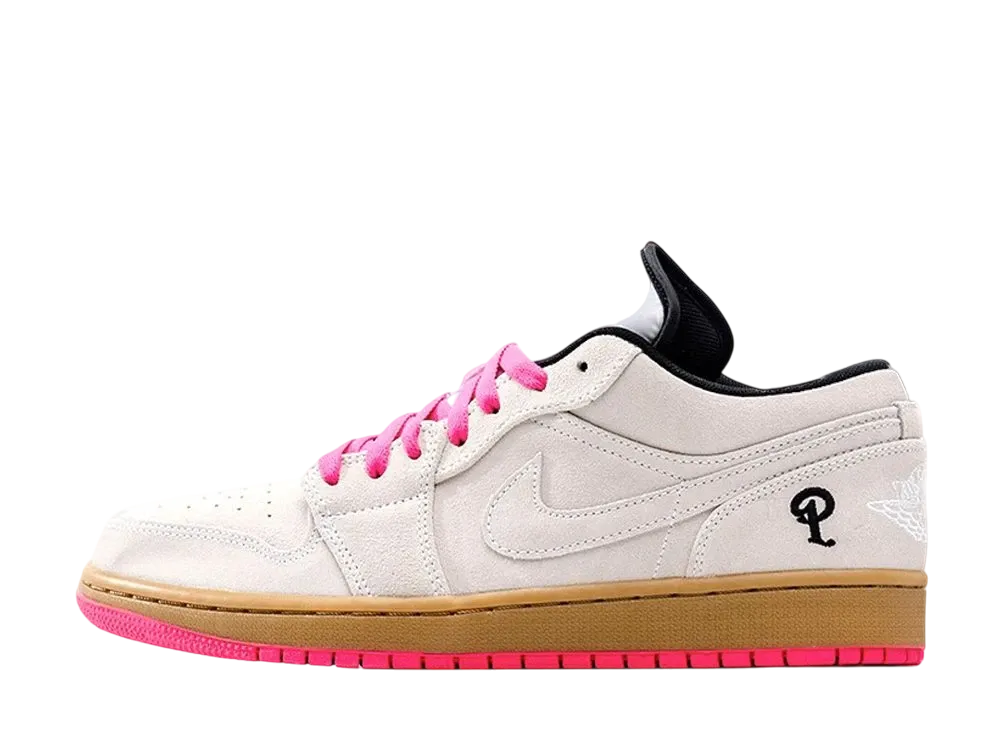 Sneaker Politics × Nike Air Jordan 1 Low "White/Hyper Pink"