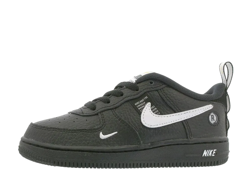 ナイキ TD エアフォース1 ロー ユーティリティ "ブラック/ホワイト"(キッズ)