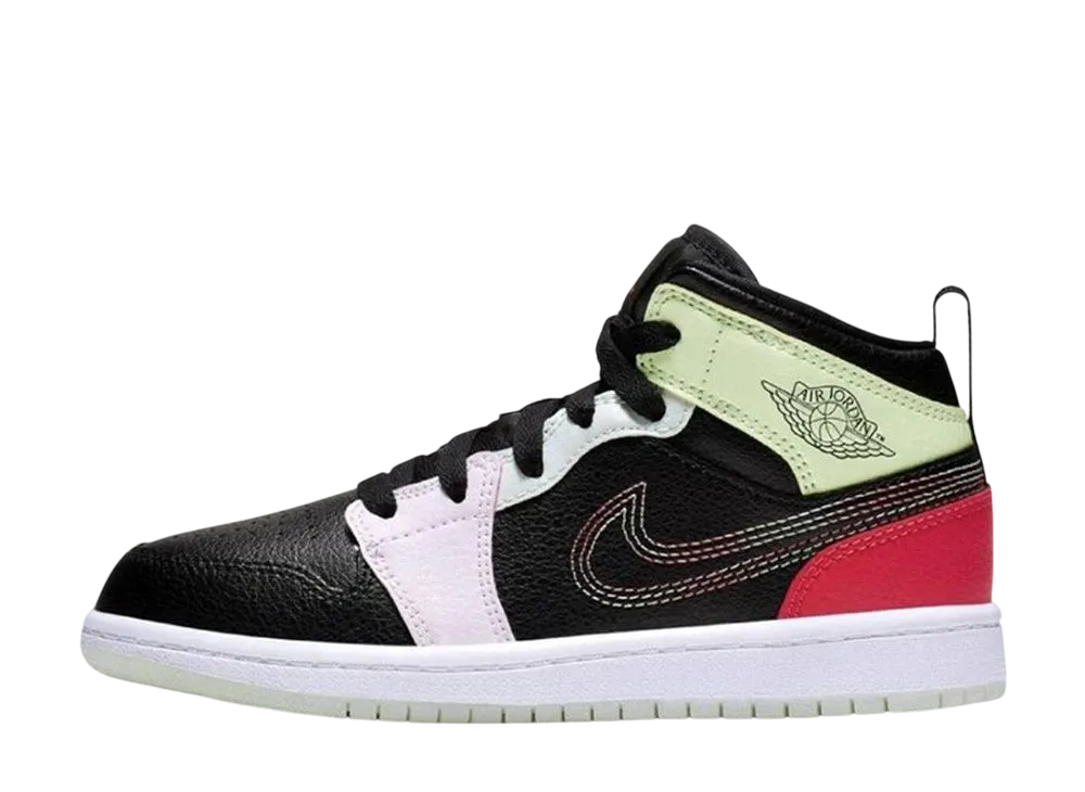 ナイキ PS エアジョーダン1 ミッド "グローインザダーク"(キッズ)