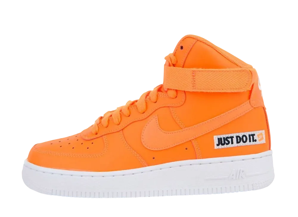 Nike GS Air Force 1 High "Just Do It Pack Orange"