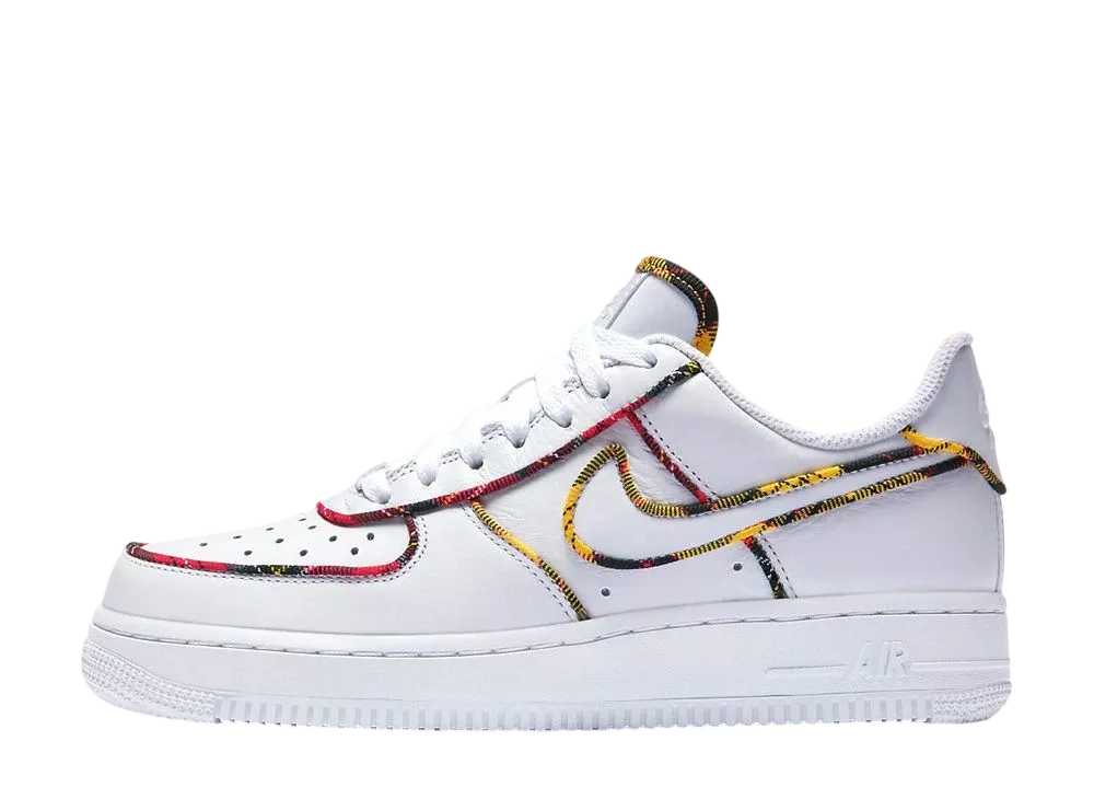 Nike Women's Air Force 1 Low "Tartan White"