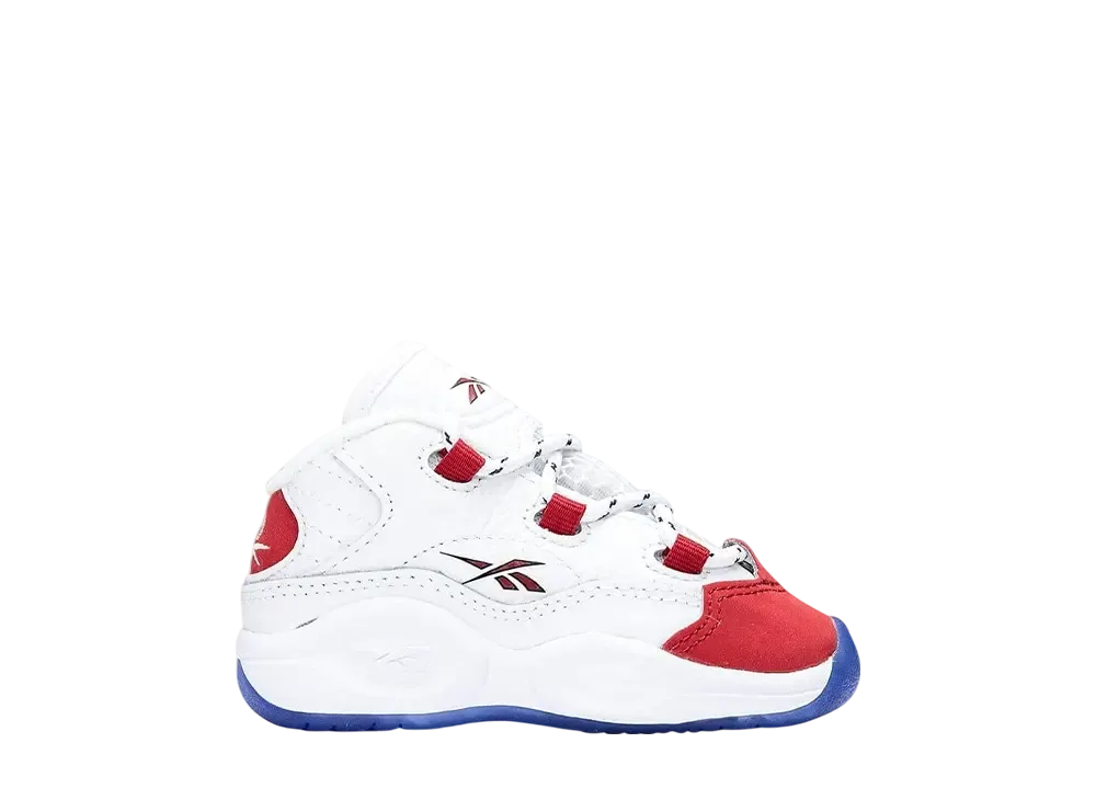 リーボック TD クエスチョン ミッド レッド トエ 25th アニバーサリー "ホワイト"(キッズ)