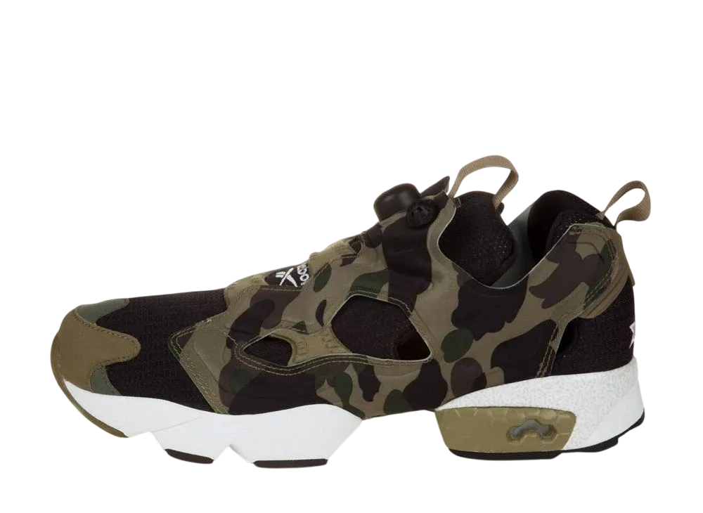 A BATHING APE®︎ × mita sneakers × Reebok Classic Instapump Fury "Camo"