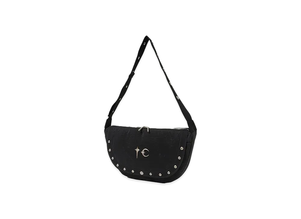 THUG CLUB Scarred Bio Army Messenger Bag "BLACK"